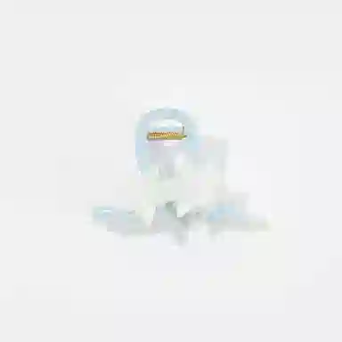 如花梦 元气甜妹可爱五角星星后脑勺高级感鲨鱼夹 亚克力 发夹 女款