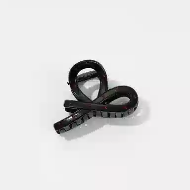 如花梦 丝带蝴蝶结波点韩系氛围感鲨鱼夹简约气质甜美 亚克力 发夹 女款