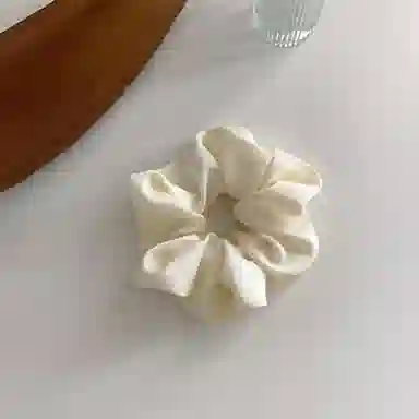 如花梦 法式气质缎面时尚扎头发百搭 布艺 发圈 女款