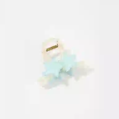 如花梦 元气甜妹可爱五角星星后脑勺高级感鲨鱼夹 亚克力 发夹 女款