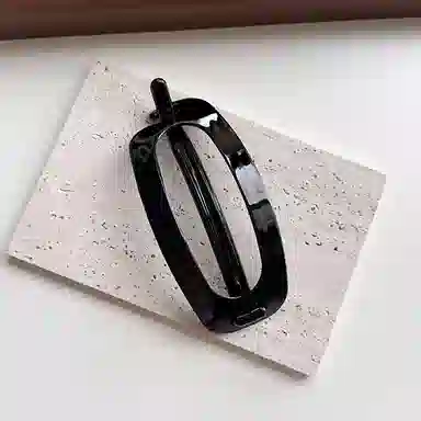 如花梦 简约气质椭圆后脑勺一字扭扭夹大号盘发量多 亚克力 发夹 女款