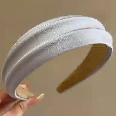如花梦 高颅顶高级感洋气时尚宽边压发头箍气质 布艺 发箍 女款