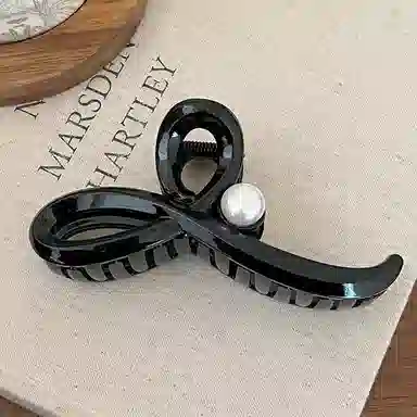 如花梦  磨砂高级感抓夹女后脑勺发量多盘发气质大 鲨鱼夹 头饰 女款