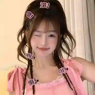 如花梦 搞怪表情包趣味文字字牌刘海夹一字夹 亚克力 发夹 女款