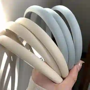 如花梦 甜美高颅顶发饰小清新细边显脸小日常压发洗脸发卡 布艺 发箍 女款