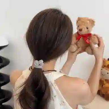 如花梦 高马尾高弹力耐用 扎头不伤发头饰 皮筋 头绳 女款