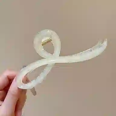 如花梦  磨砂高级感抓夹女后脑勺发量多盘发气质大 鲨鱼夹 头饰 女款