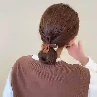 如花梦 多巴胺色编织麻花发圈 高弹力不伤发拼色皮筋发绳 日常百搭简约加粗发饰头绳 女款