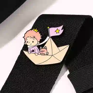 如花梦 超可爱  创意钓星星系列卡通徽章包包 合金 胸针 男女同款情侣款