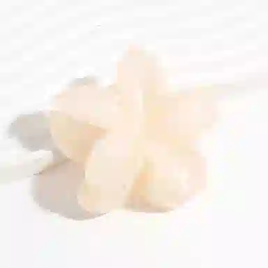 如花梦 薄荷鸡蛋花晕染高级感花朵鲨鱼甜美后脑勺 亚克力 发夹 女款