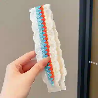 如花梦 复古针织刺绣花朵 布艺 发带 女款