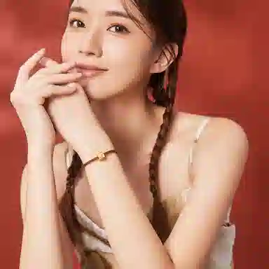 周六福 转运珠兔子手绳 三合生肖红绳本命年 足金 按克计价 黄金手链 男女同款情侣款