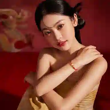 周六福 福星龙红绳编织绳小众设计 足金 按克计价 黄金手链 男女同款情侣款