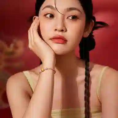 周六福 生肖龙系列比心龙宝 足金 一口价 黄金手链 男女同款情侣款