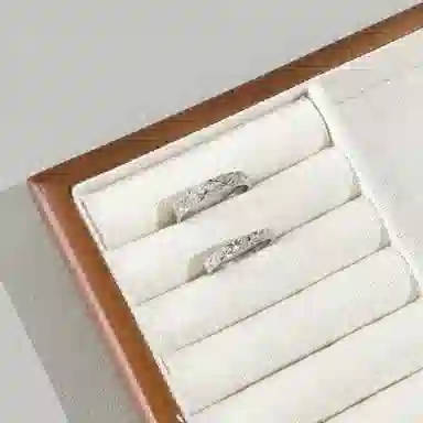 【S999银钟爱久久】 银彦 满天星河对戒 爆闪满天星 甜蜜恋爱心动浪漫 不规则素圈高级轻奢小众开口可调节 足银 戒指 男女同款情侣款