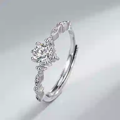 【S999纯银&浪漫爱意】 银彦 莫比乌斯 爱你无限循环 精致闪耀百搭高级感 日常经典甜蜜钟爱久久告白礼盒女友 足银 戒指 男女同款情侣款