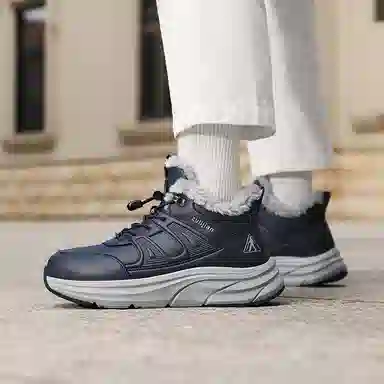 足力健 大棉鞋 爸爸鞋 妈妈鞋 保暖耐磨减震防滑 软底舒适 加绒加厚 户外御寒 抗寒锁温 日常百搭 及踝 雪地靴 男女同款