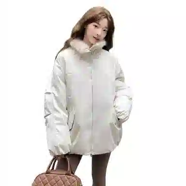 桴生 美式加厚女宽松冬季复古棉袄棉衣保暖巴恩风外套棉服 女款