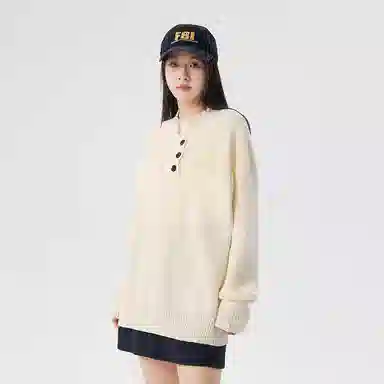 IGOI Classic Crewneck Knit Sweater