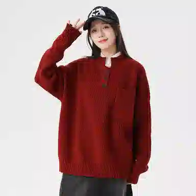 IGOI Classic Crewneck Knit Sweater