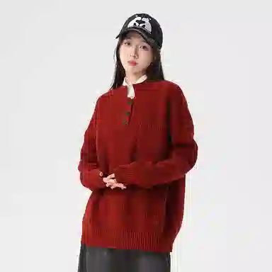 IGOI Classic Crewneck Knit Sweater