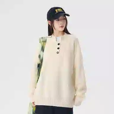 IGOI Classic Crewneck Knit Sweater