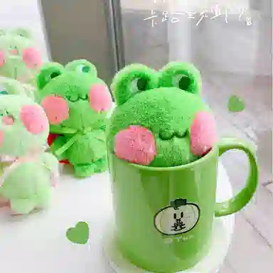 兰妮诗 菇呱蛙 春绿系列 玩偶 毛绒公仔