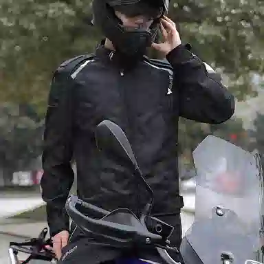 杜汉 通勤仿赛防护骑士服拉力套装机车服 男款