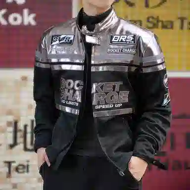 杜汉 网眼透气复古巡航夹克摩托车服骑士服 男女同款