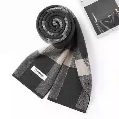 啄木鸟 加厚保暖防寒护颈 礼盒装 绒线围巾 男款