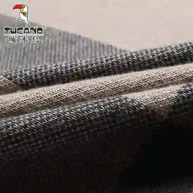 啄木鸟 男士保暖高档羊绒韩版百搭秋冬季 绒线围巾 男款