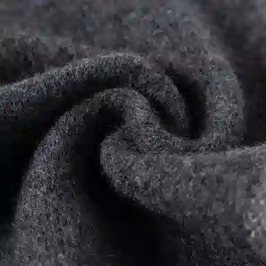 啄木鸟 双面羊绒黑灰色百搭高级感纯色 礼盒 绒线围巾 男款