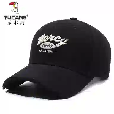 啄木鸟 韩版时尚户外软顶休闲防晒 涤纶（聚酯纤维） 鸭舌帽 男女同款情侣款