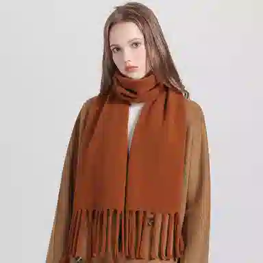 啄木鸟 秋冬季高级感加厚 绒线围巾 女款