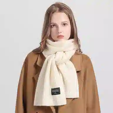 啄木鸟 冬季百搭 加厚保暖 高档礼盒装 绒线围巾 男女同款情侣款