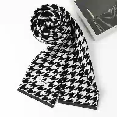 啄木鸟 冬季保暖加厚高档围脖礼盒 棉 绒线围巾 男女同款情侣款