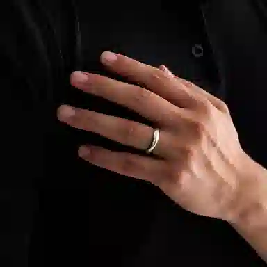 IDEAGEMER Silver Ring