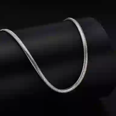 IDEAGEMER Snake Bone Chain Necklace