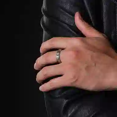 IDEAGEMER 925 Silver Ring