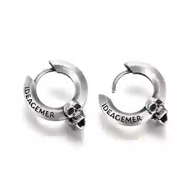 IDEAGEMER Skull Earrings