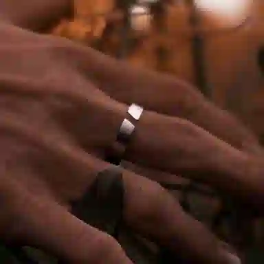 IDEAGEMER Silver Ring