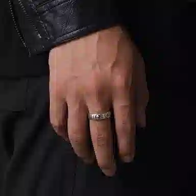 IDEAGEMER 925 Silver Ring