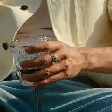 IDEAGEMER Ring Silver