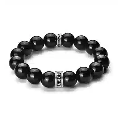 IDEAGEMER Six-Character Mantra Beads Bracelet