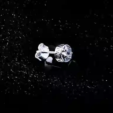 IDEE CREATIVE 925 Silver Star Earrings