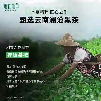 相宜本草 男士净黑头黑茶复配氨基酸洁面乳清洁毛孔