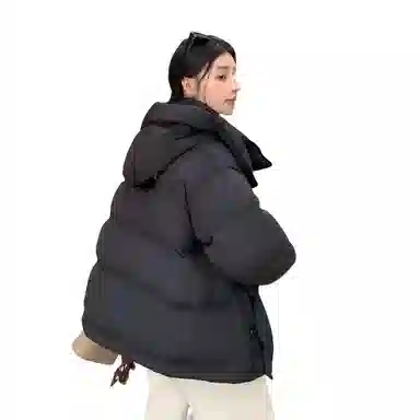 鸭鸭 加厚保暖休闲时尚百搭中长款长袖羽绒服 女款