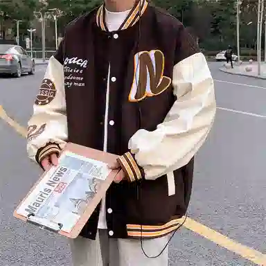 FA2LO Varsity Jacket Black