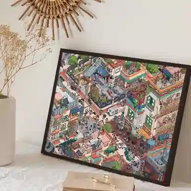 BOTOP lovely town 1000pcs