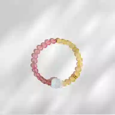 冠饰婵 九尾狐招财 新中式 小众设计 复古 简约日常 通勤必备 招财纳福 平安喜乐 好运 琉璃 手串 女款